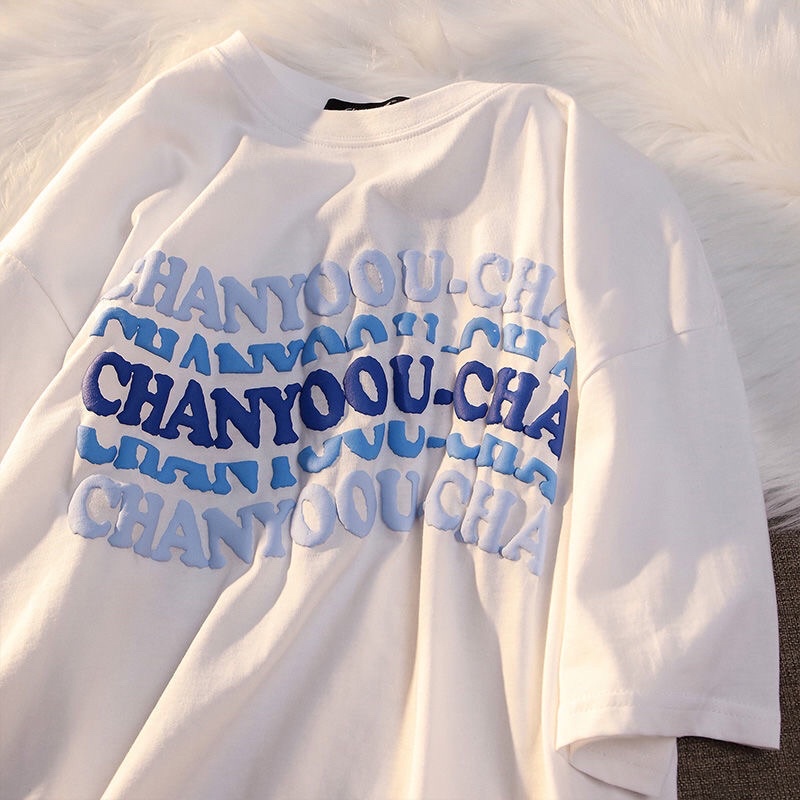 Áo Phong Phom Dấu Quần Chất Liệu Thun Cotton  Chi Tiết Được Thêu/In Nổi Xịn Xò Chanyooucha