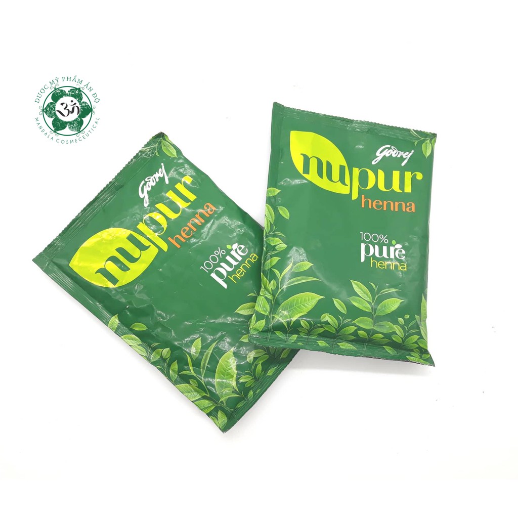 Bột ủ tóc Nupur 100% Henna 150g (25% extra)