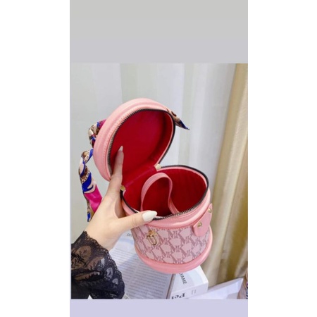 Túi cốp M.K da mềm mịn, kèm nơ siêu xinh