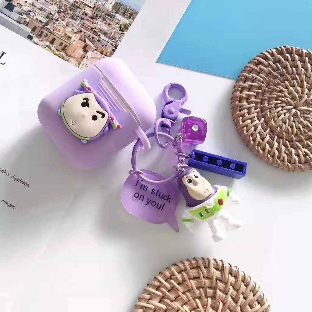 Vỏ Bảo Vệ Hộp Sạc Tai Nghe Airpod Hình Nhân Vật Hoạt Hình Disney