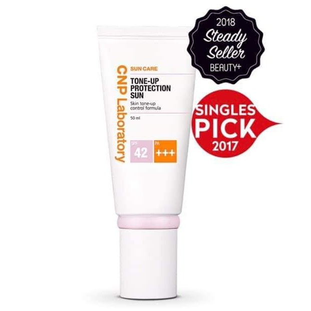 Kem chống nắng CNP cnp tone up protection sun cream SPF42 PA +++ &amp; Long Lasting Defense Sun spf50 pa++++