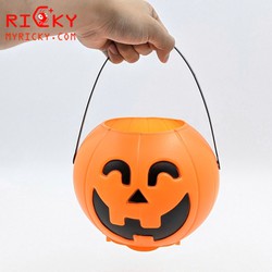 Giỏ bí ngô đựng kẹo Hallowen - Giỏ bí ngô trang trí Halloween