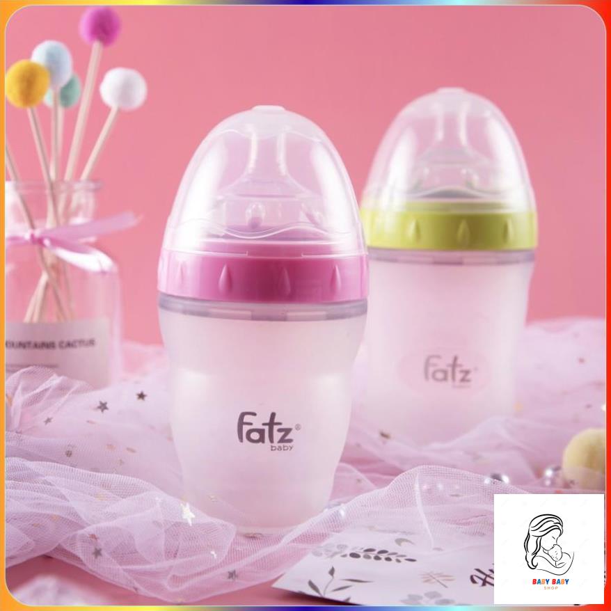 Bình sữa silicon Fatz Baby 180ml / 240ml