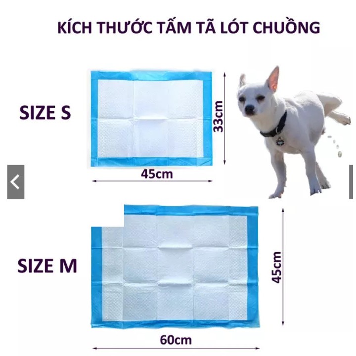 Bịch Miếng Lót Vệ Sinh Chó Mèo (2 size)