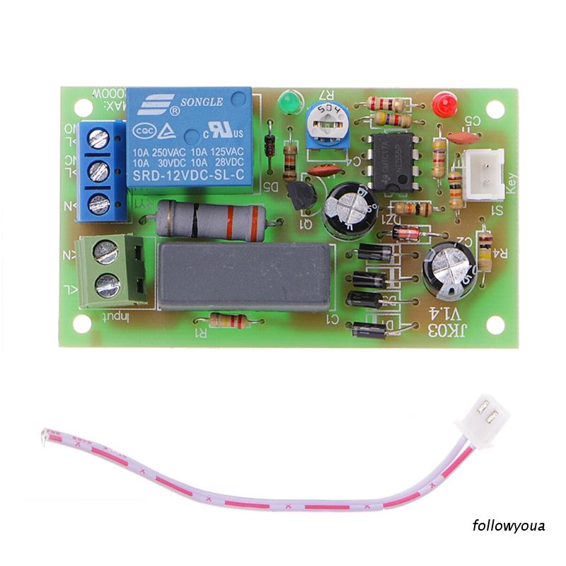 Mô đun rơ le hẹn giờ Ac 220v có công tắc bật/tắt