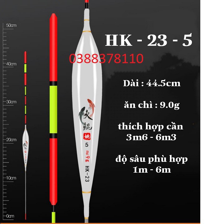 Phao Câu Đài Săn Hàng HK Tải Chì Từ 5gam - 10gam