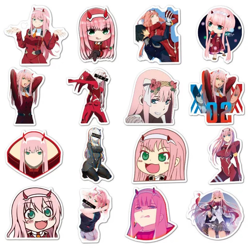 PEWANY Miếng Dán PVC Hình Anime Trang Trí Vali Xe Máy Laptop