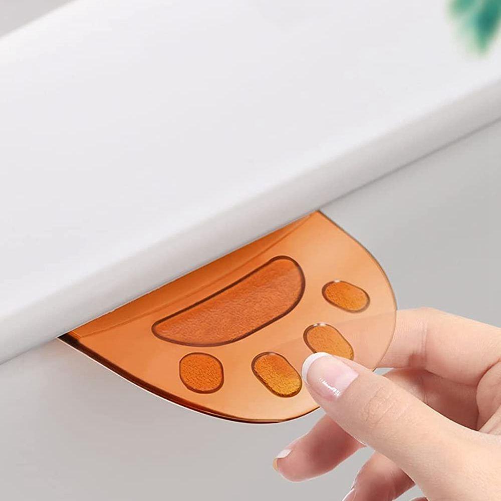 HARRIETT Dụng Cụ Nâng Bệ Ngồi Toilet Hình Chân Mèo Dễ Thương Tiện Dụng