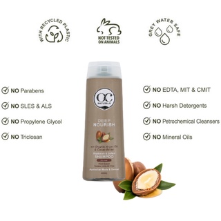 Dầu gội chăm sóc tóc chuyên sâu OC Naturals 400ml gốc thực vật
