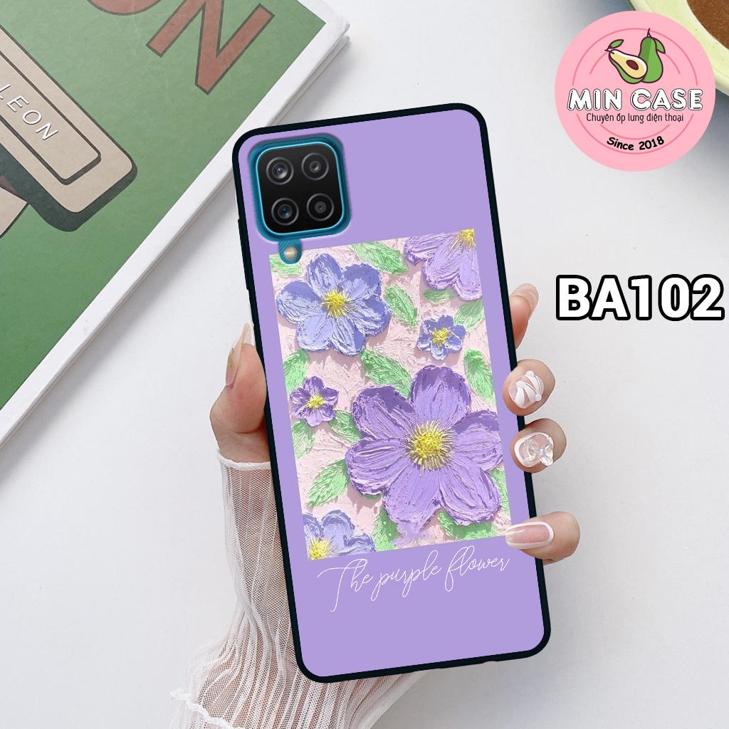 Ốp lưng SAMSUNG A12/ M12/ A22 4G/ A22 5G/ M22 - Ốp lưng Samsung in hình hoa xinh xắn, vintage