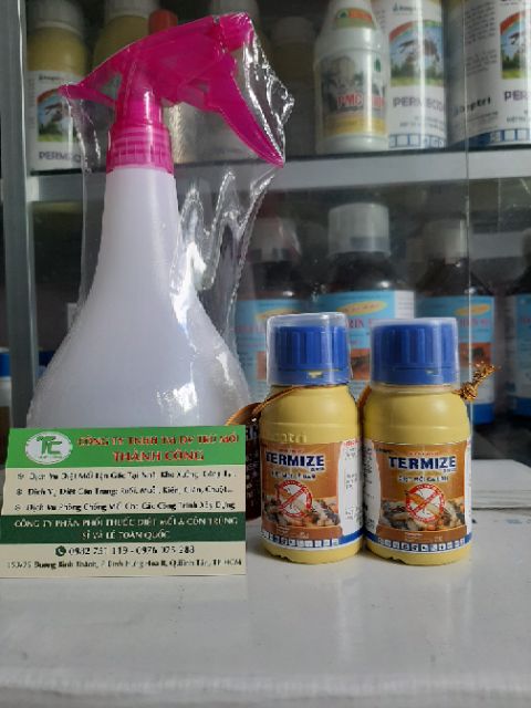 Tặng bình+combo 2chai Thuốc diệt mối Termize 200SC sx tại Malaysia loại 50ml