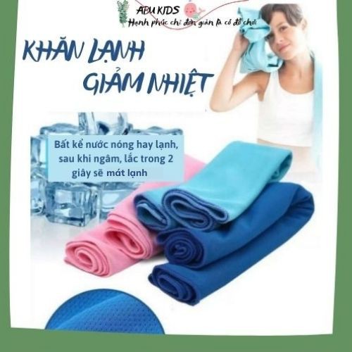 Khăn lạnh thể thao giải nhiệt - Khăn lau mát thể thao hạ nhiệt mùa hè chống tia uv A381
