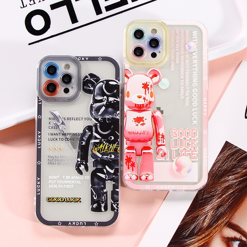 [XẢ HÀNG] Ốp lưng iphone Gấu GOODLUCK  ip 7,8,plus/X,XS/XSMAX/11/11,pro,max/12.pro,max/13.pro,max