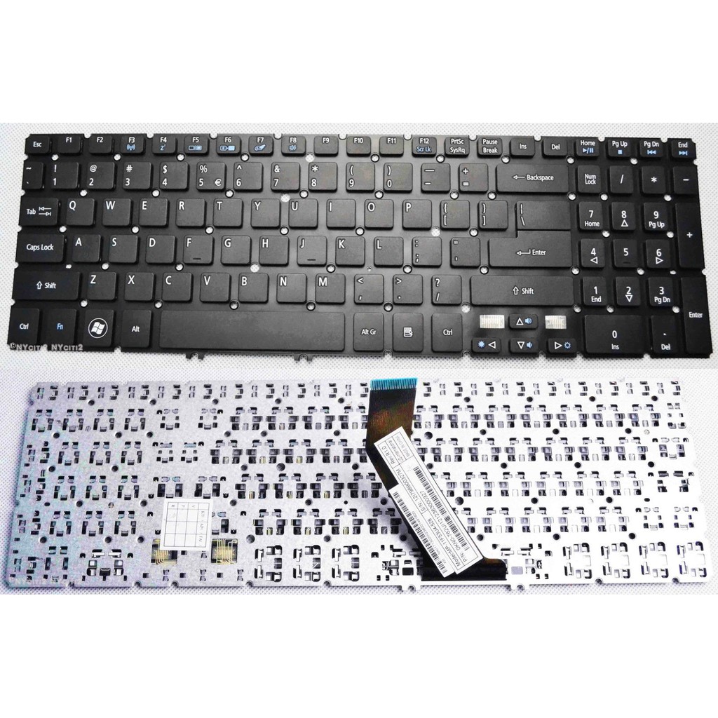 (KEYBOARD) BÀN PHÍM LAPTOP ACER V5-531 571 dùng cho Aspire V5 V5-531, V5-551, V5-571, V5-573, M3-580, M3-581, M5-581