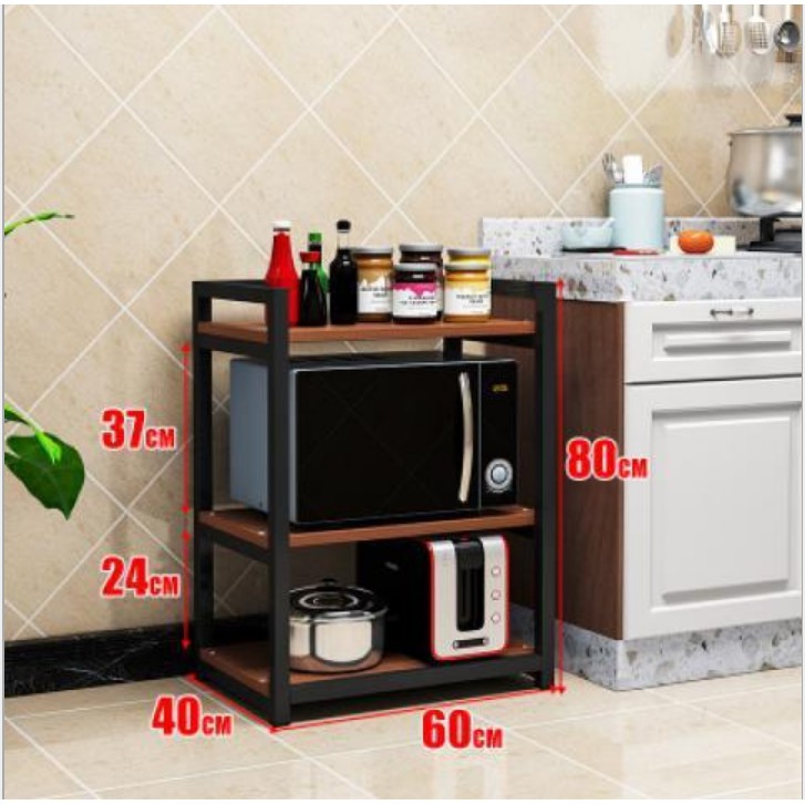 KỆ BẾP VÁN GỖ CAO SU chống nước 3 4 5 TẦNG TIỆN LỢI HÀNG VN CHẮC CHẮN | BigBuy360 - bigbuy360.vn