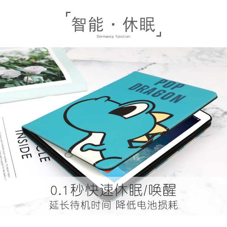 Fast Sleep Wake up Cute Cartoon Pattern PU Leather case For iPad air 1 2 | BigBuy360 - bigbuy360.vn