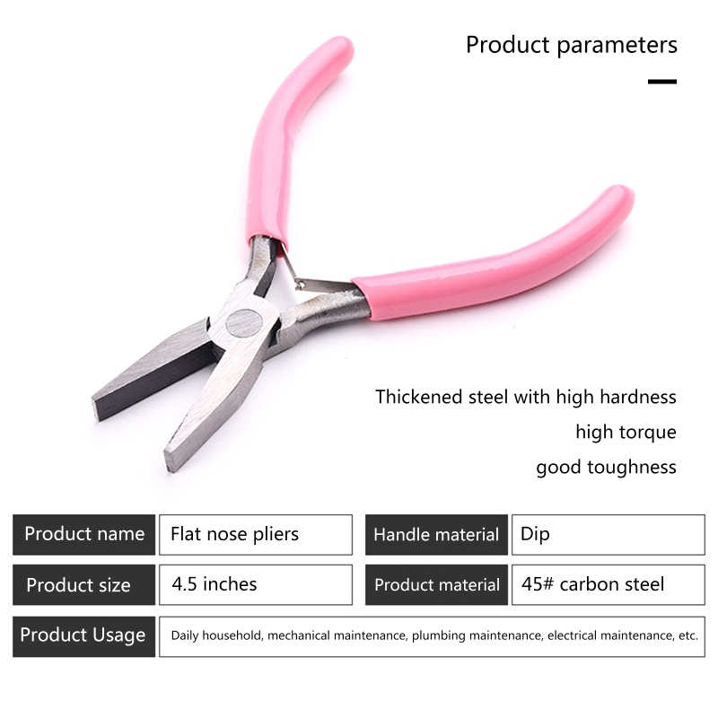 Kìm Cắt Dây Điện Mũi Phẳng Làm Trang Sức Thủ Công