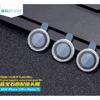 Dán camera từng mắt Kuzoom Kim cương cho iPhone 12 Pro, 12 Pro Max/ 12 Mini. IP12/ IP 11/ 11 PRO MAX