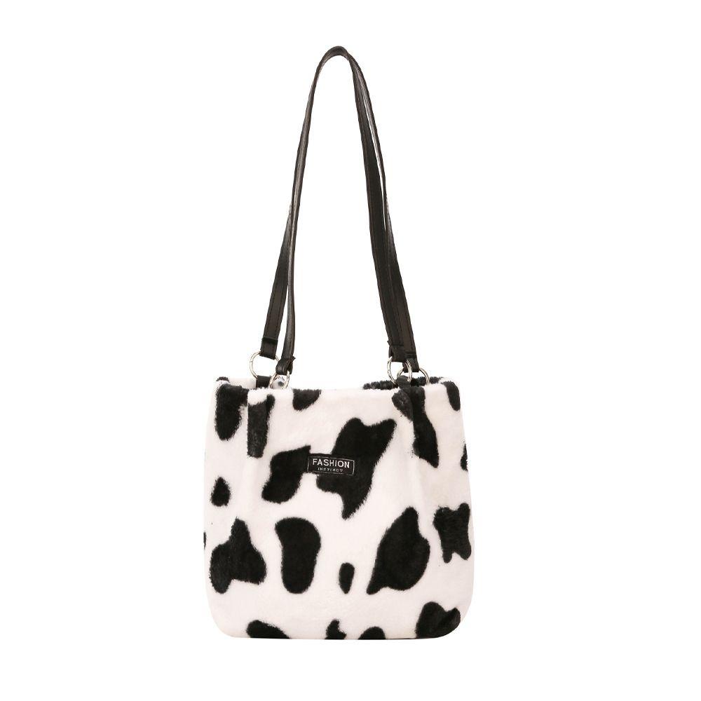 Túi Tote Đeo Vai Phủ Lông Có Thể Tái Sử Dụng Thời Trang Công Sở Cho Bạn Gái