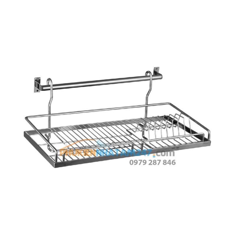 Kệ úp Chén Dĩa INOX 304 (đủ size) - Rổ Chén Bát Treo Tường 1 tầng
