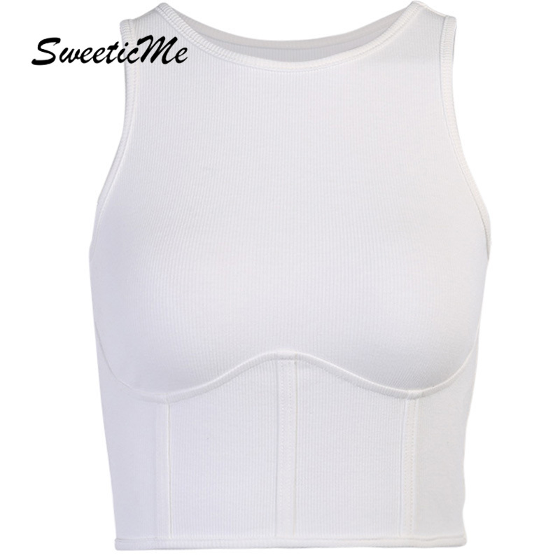 Áo Không Tay Ôm Dáng Xinh Xắn Dành Cho Nữ Thời Trang 2021