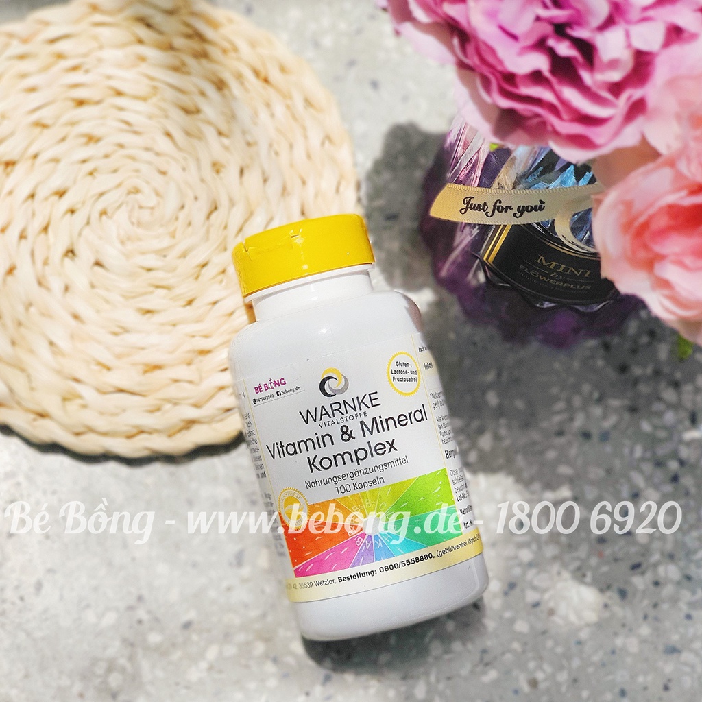 Vitamin và khoáng chất tổng hợp Warnke 100v