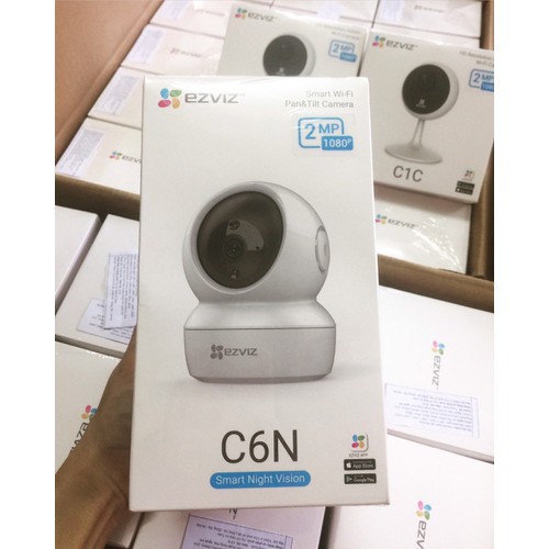 Camera Ezviz Wifi C6N siêu nét FullHD 1080 xoay 360 ghi âm đàm thoại hai chiều