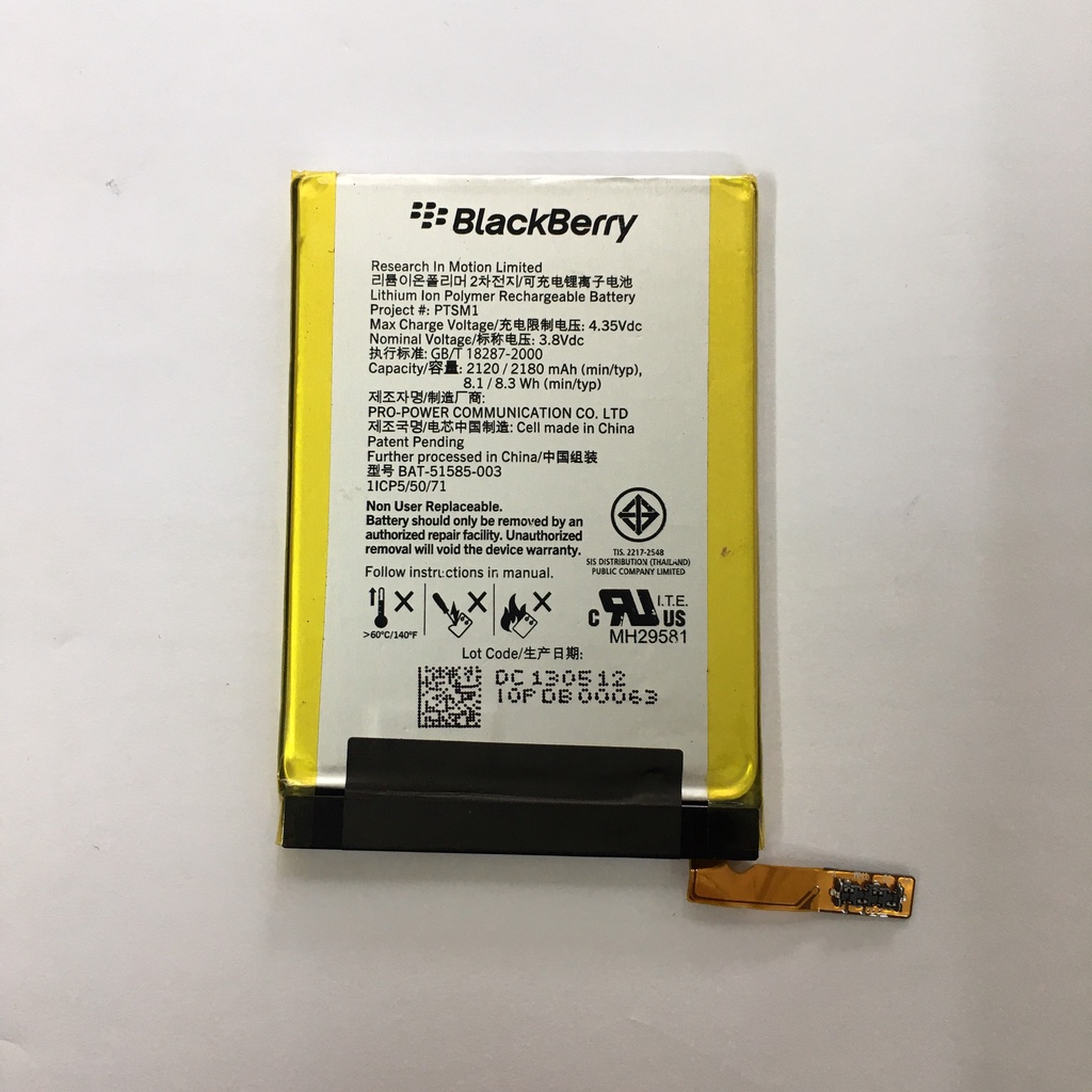Pin BlackBerry Q5 2180mAh