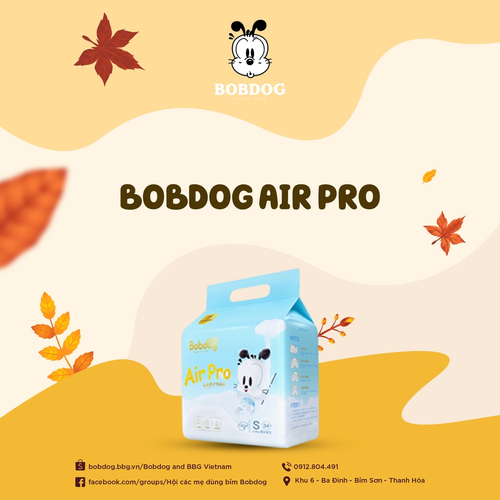 ⚡𝐅𝐫𝐞𝐞𝐬𝐡𝐢𝐩⚡ Tã dán Bobdog Airpro size S34/M32/L30/XL28 miếng
