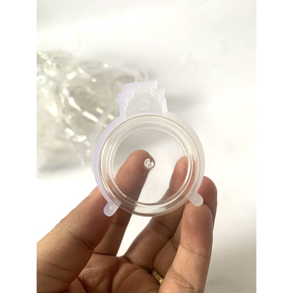 Set 10 Cóng Nhựa Quai Trắng Dành Cho Mọi Loại Chim, Cóng Ăn Uống Nước Bằng Nhựa Meka Dầy Dặn, Bền Đẹp
