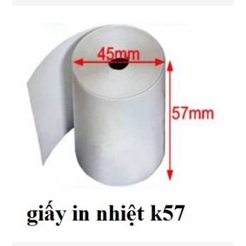 Combo 100 cuộn Giấy in nhiệt Kawai K57 x 45mm chất lượng cao và cung cấp nhiều loại giấy in nhiệt khác