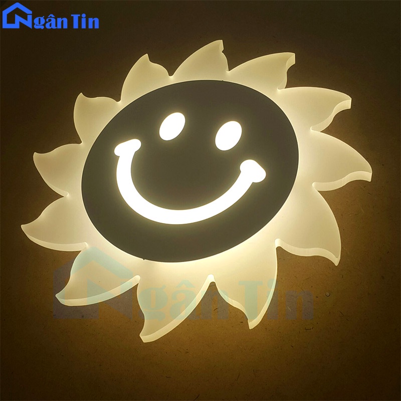 Đèn Led treo tường ốp tường mặt trời trang trí trong nhà cầu thang Led 7W 220V GT304 Ngân Tin