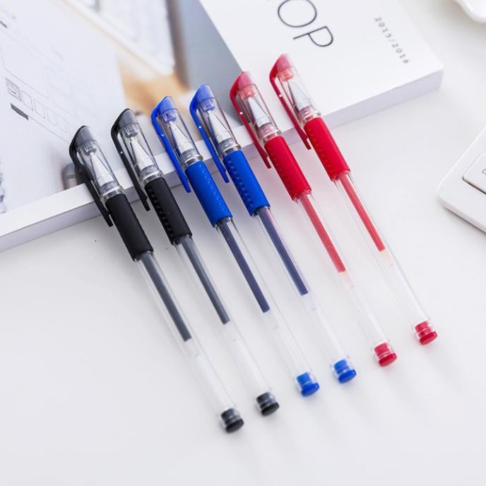 Bút bi mực nước nhiều màu có nắp đậy giá siêu rẻ 1000đ -dc4295