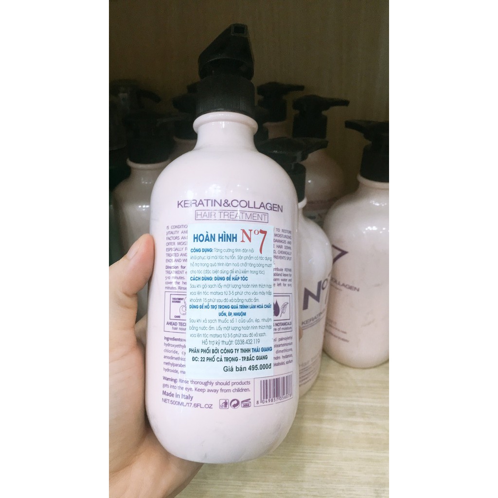 Hấp Siêu Phục Hồi Tóc No7 500ml