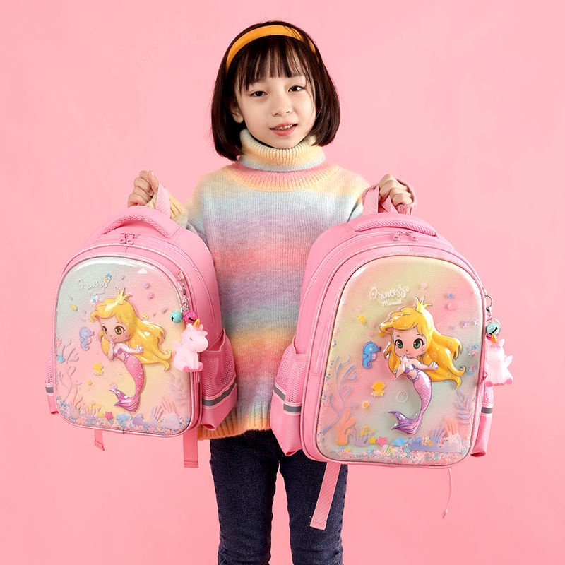 Balo Đi Học Đính Kim Tuyến Thời Trang Cho Bé Gái Lớp 1-2-3-4