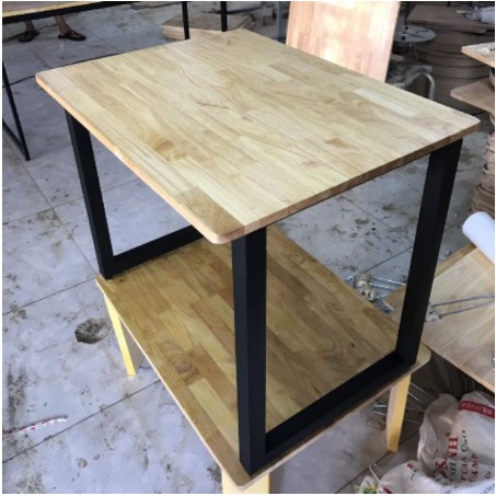 Bàn làm việc gỗ cao su cao cấp