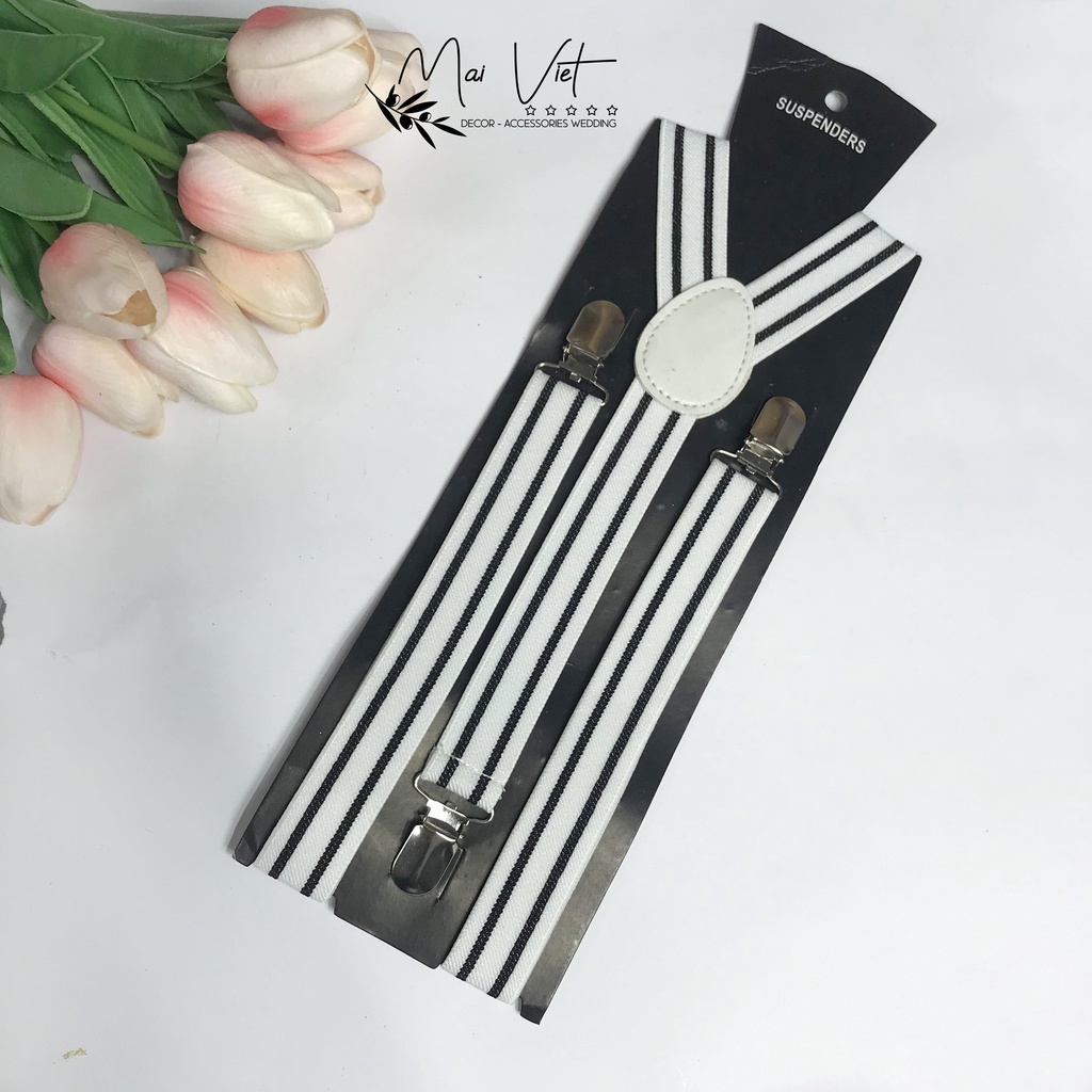 Đai chữ y , đai giữ áo sơ mi, bản rộng 2cm, chiều dài thay đổi được theo từng người