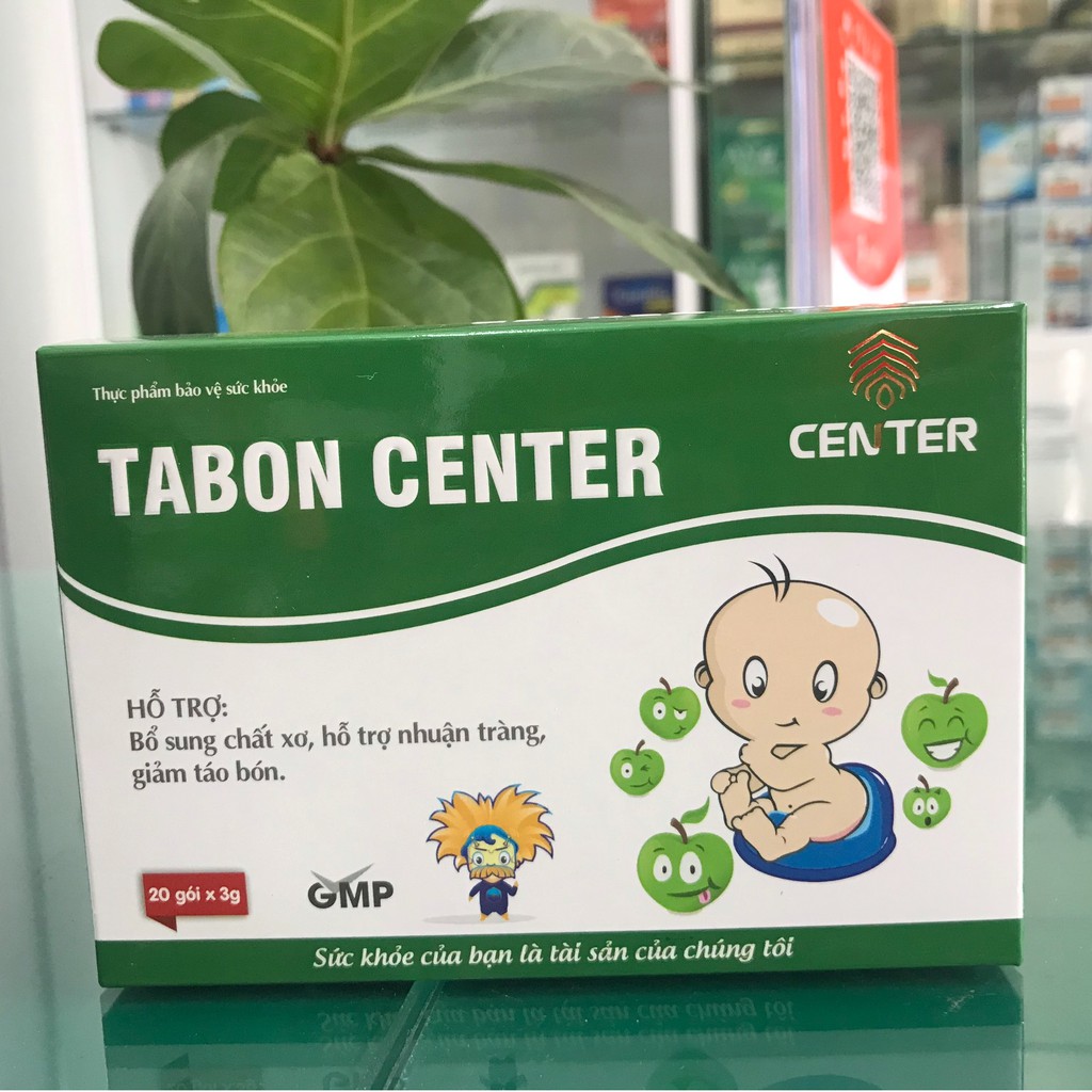 {Chính hãng} Tabon Center – Hỗ trợ điều trị táo bón cho bé, giúp nhuận tràng (Hộp 20 gói)
