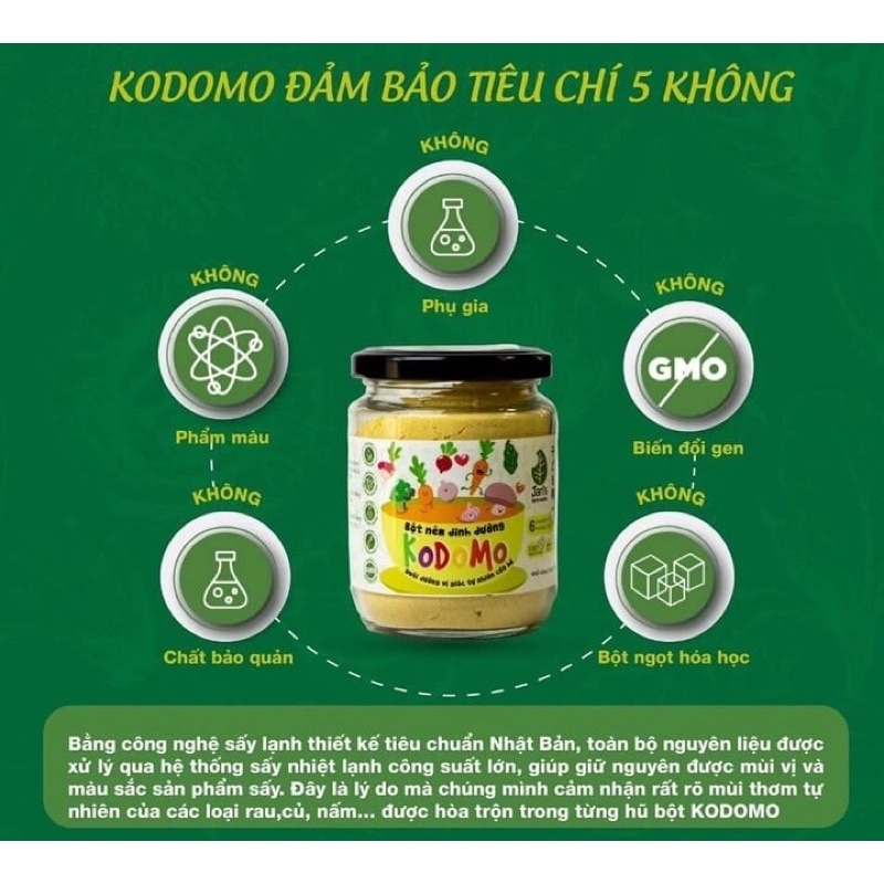 [GIÁ SỐC] HẠT NÊM KODOMO RAU CỦ JAN’S 90g ( Date 07/02/2022 )