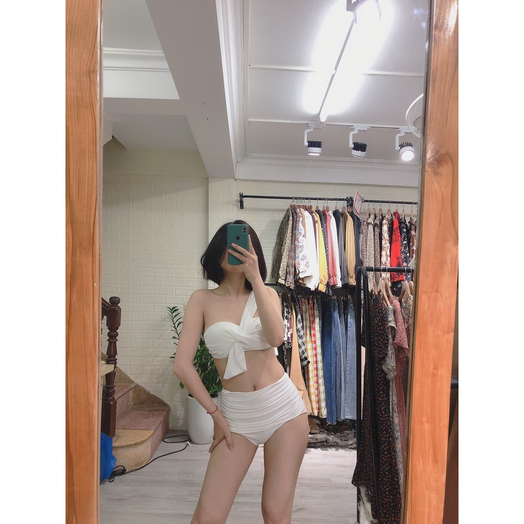 Bikini hai mảnh lệch vai quây mới nhất mặc đi biển ( kèm ảnh chụp thật) | BigBuy360 - bigbuy360.vn