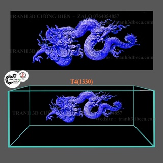 Tranh dán hồ cá 3d , hồ cá rồng , la hán , cá dĩa …