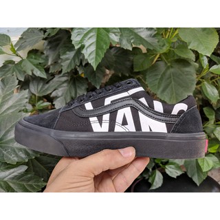 [FULL BOX] Giày Vans Old Skool màu đen chữ Vans trắng