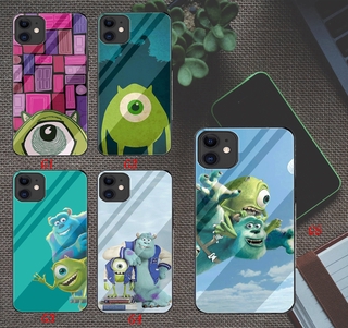 Ốp Lưng Kính Cường Lực In Hình Monster University Cho Iphone 5 5s 6 6s 7 8 Plus