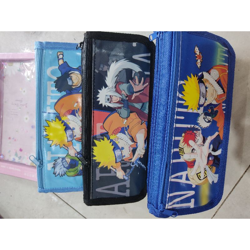 Hộp bút vải hình Naruto