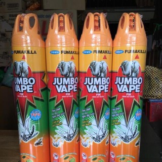 Xịt muỗi jumbo 600 ml hương cam chanh