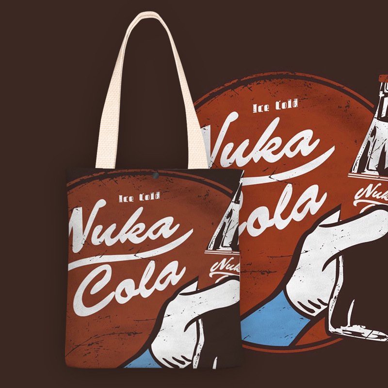 Túi tote in hình COCACOLA phong cách ulzzang túi vải đeo vai thời trang xinh xắn dễ thương