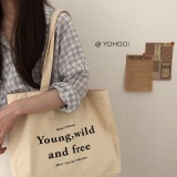 [ sale 50 % ]Túi tote vải canvas đeo vai phong cách thời trang 2021 | BigBuy360 - bigbuy360.vn