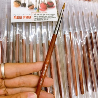 Cọ nặn hoa , làm hoa đầu tròn KOLINSKY JENNY ( chính hãng ) làm móng tay chân