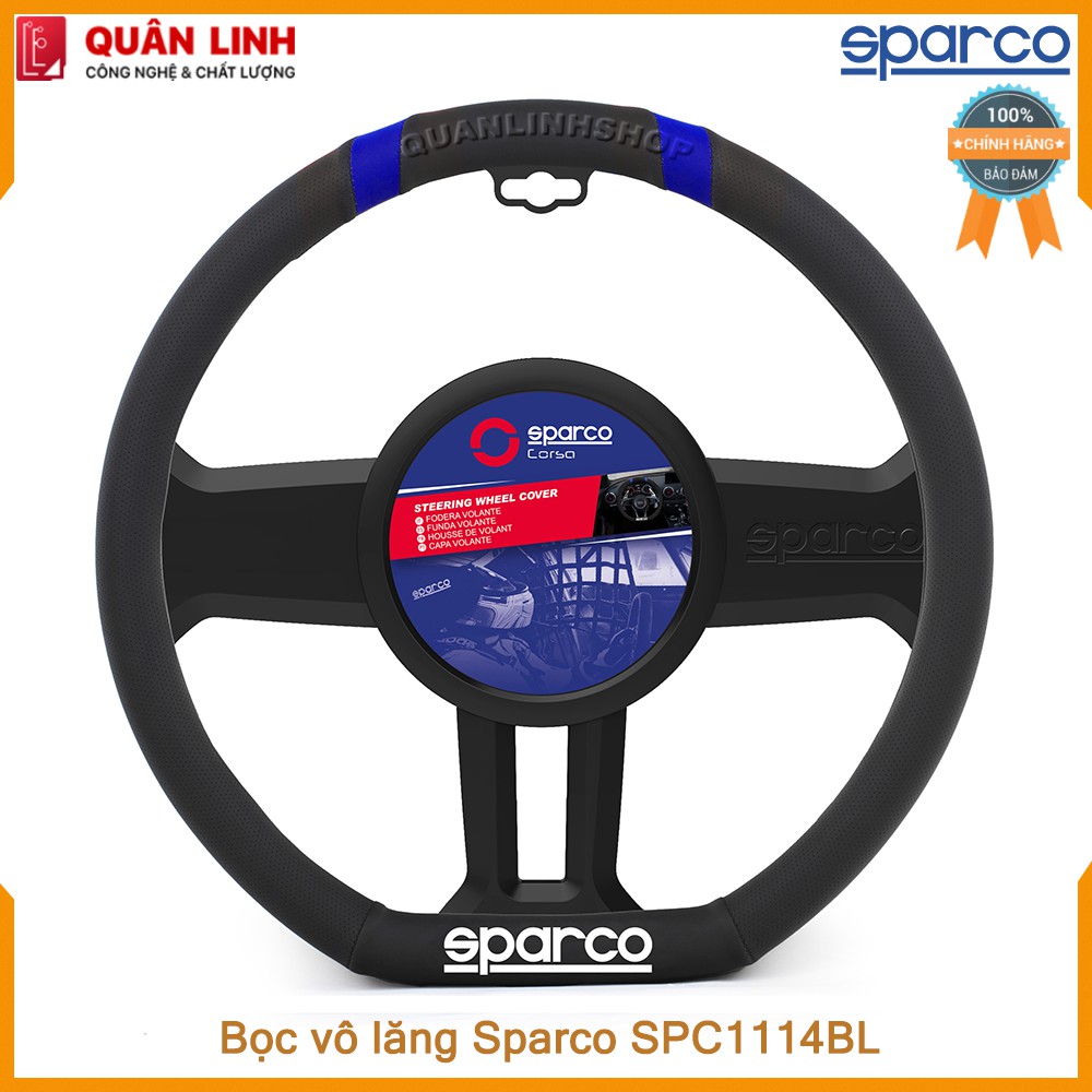 Bọc vô lăng cao cấp chính hãng Sparco  SPC1114