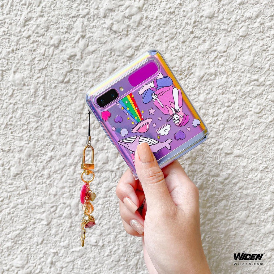 Ốp lưng Wiiden cho Samsung Galaxy Z Flip: Pink Lover
